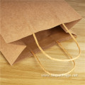 Customized logo eco-friendly kraft paper bags variety sizes